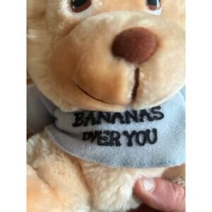 Vintage Russ Luvpets “I’m Bananas Over You” Monkey Plush